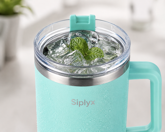 Siplyx™ Glacier Blue Thermal Tumbler – 40oz