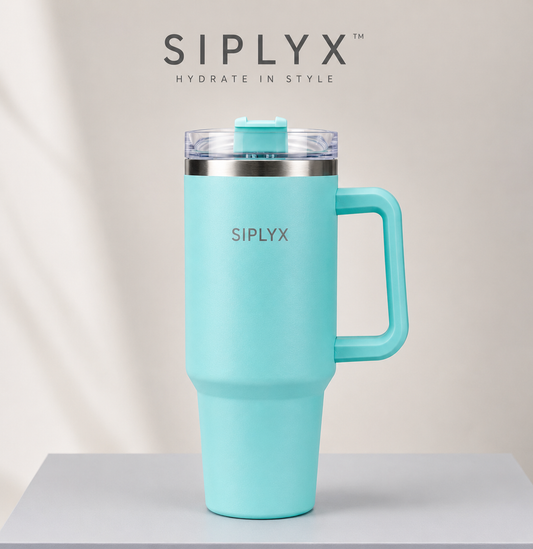 Siplyx™ Glacier Blue Thermal Tumbler – 40oz