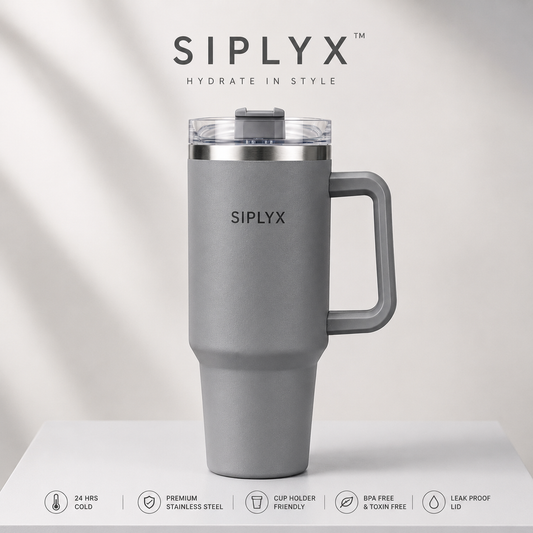 Siplyx™ Graphite Grey Thermal Tumbler – 40oz