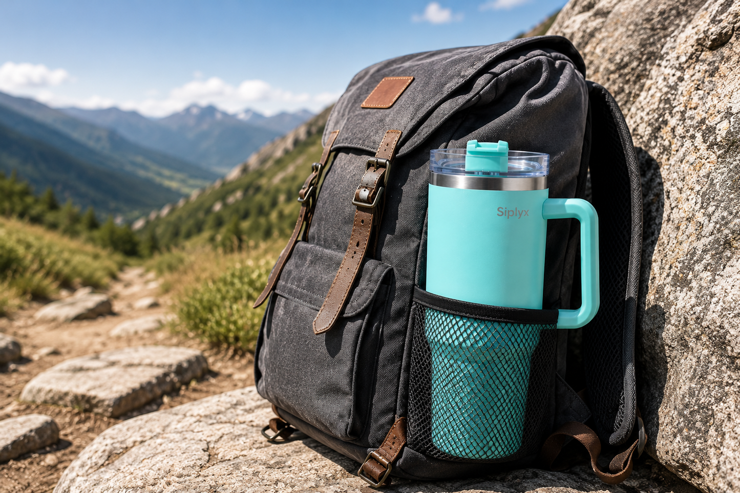 Siplyx™ Glacier Blue Thermal Tumbler – 40oz