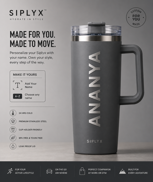 Siplyx™ Custom Name Tumbler